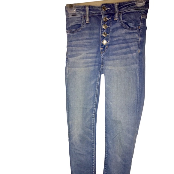 American Eagle Super hi-rise button fly jeggings - Picture 3 of 5